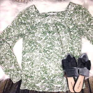 LC Lauren Conrad Blouse Green size M
